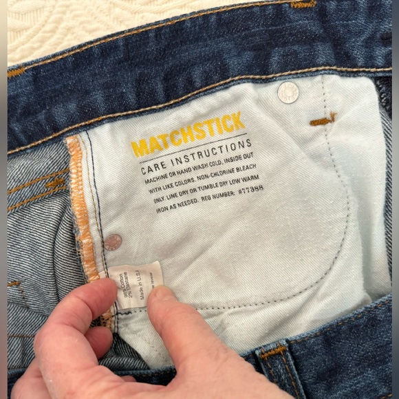 J. Crew Dark Blue Straight Leg Jeans - Picture 6 of 7